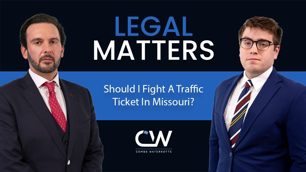 Should I Fight A Traffic Ticket In Missouri?